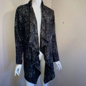Chico’s Travelers Collection Black green Jacket Sz 2